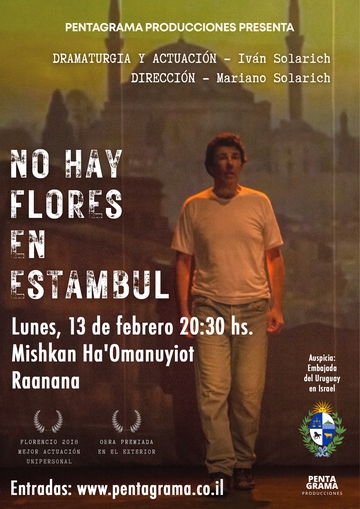 תמונת מופע: unipersonal-NO HAY FLORES EN ESTAMBUL